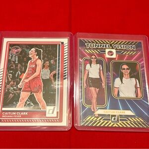 Caitlin Clark Basketball Cards a Tunnell Vision Donruss Indiana Fever